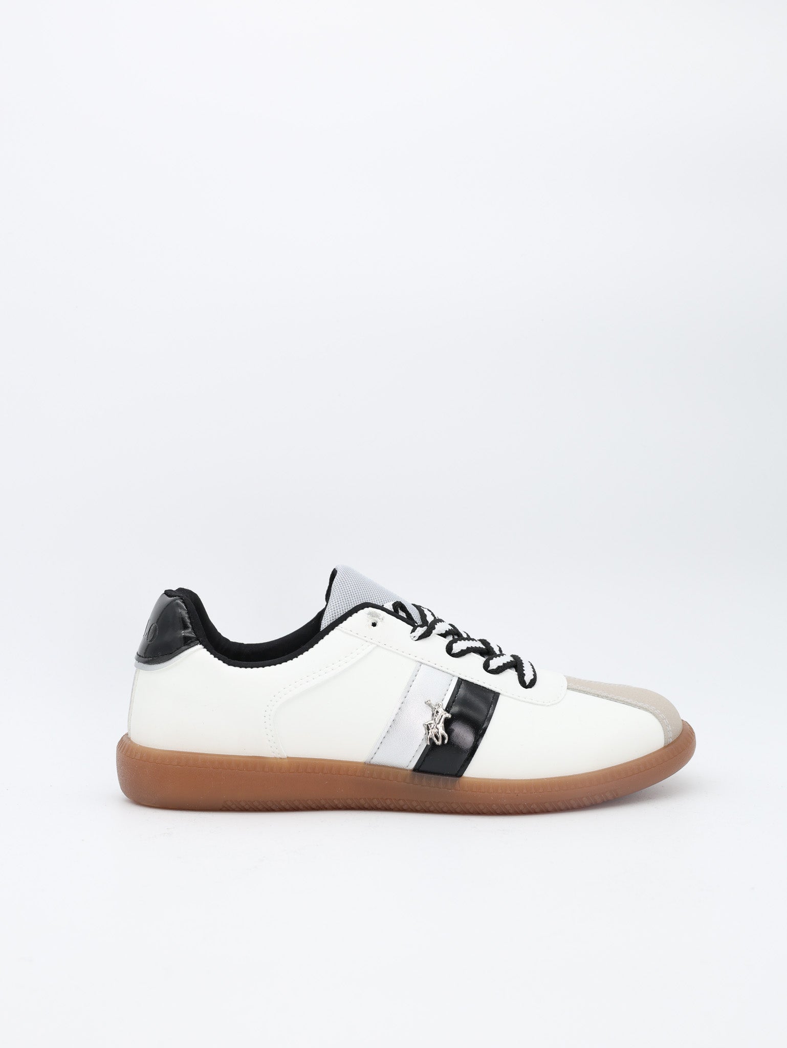 Polo Ladies Sneakers Side Flash Retro White